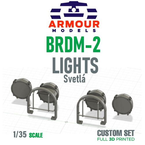 BRDM-2 svetlomety 1:35