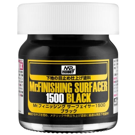 Mr.Finishing Surfacer 1500 Black - Základný náter 40ml