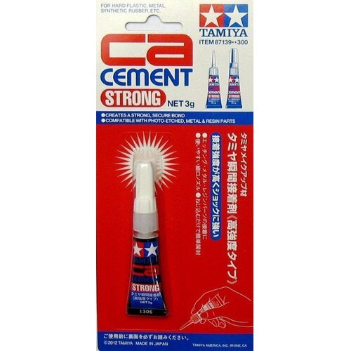 Tamiya CA Cement (Strong) / Kyanoakrylátové / Sekundové lepidlo 3g