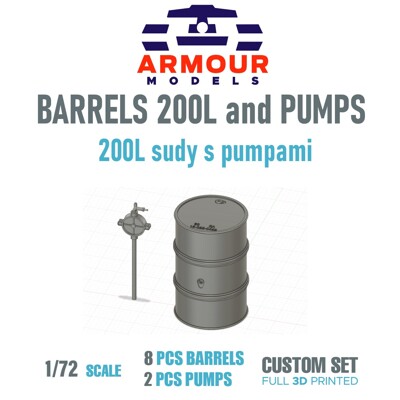 Sudy 200L + pumpy, 1:72