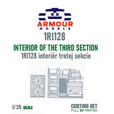 P-40/1S12 interiér tretej sekcie, 1:35