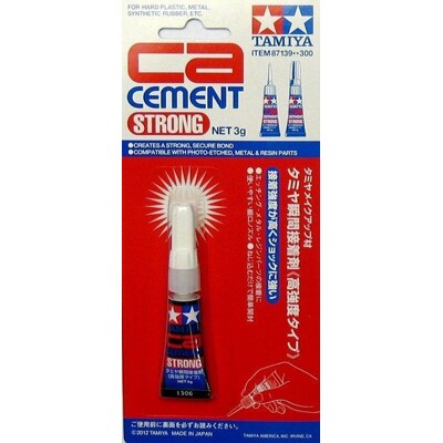 Tamiya CA Cement (Strong) / Kyanoakrylátové / Sekundové lepidlo 3g