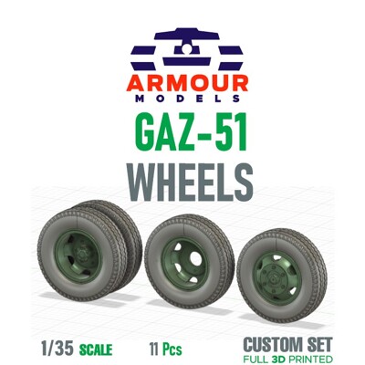 Gaz 51 kolesá 1:72